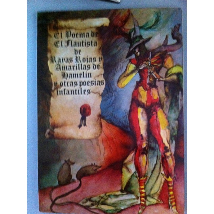 El Poema de El Flautista de Rayas Rojas y Amarillas de Hamelin y otras poesias infantiles